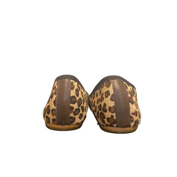 Patricia Green Ballerina Flats Sz EU 39 Made In Italy Animal Leather Mob Wife - Picture 8 of 9